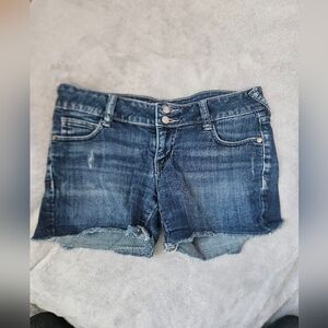Decree Dark Blue Jean Shorts